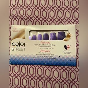ColorStreet Pedicure NailPolish Strips “Evening Sky”